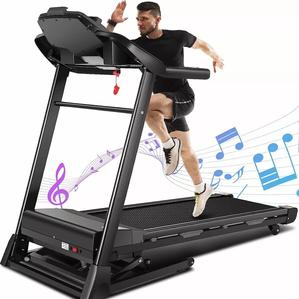 3.25HP Wider Belt Area Treadmill Machine Foadble Design Machine for Home & Gym❣️