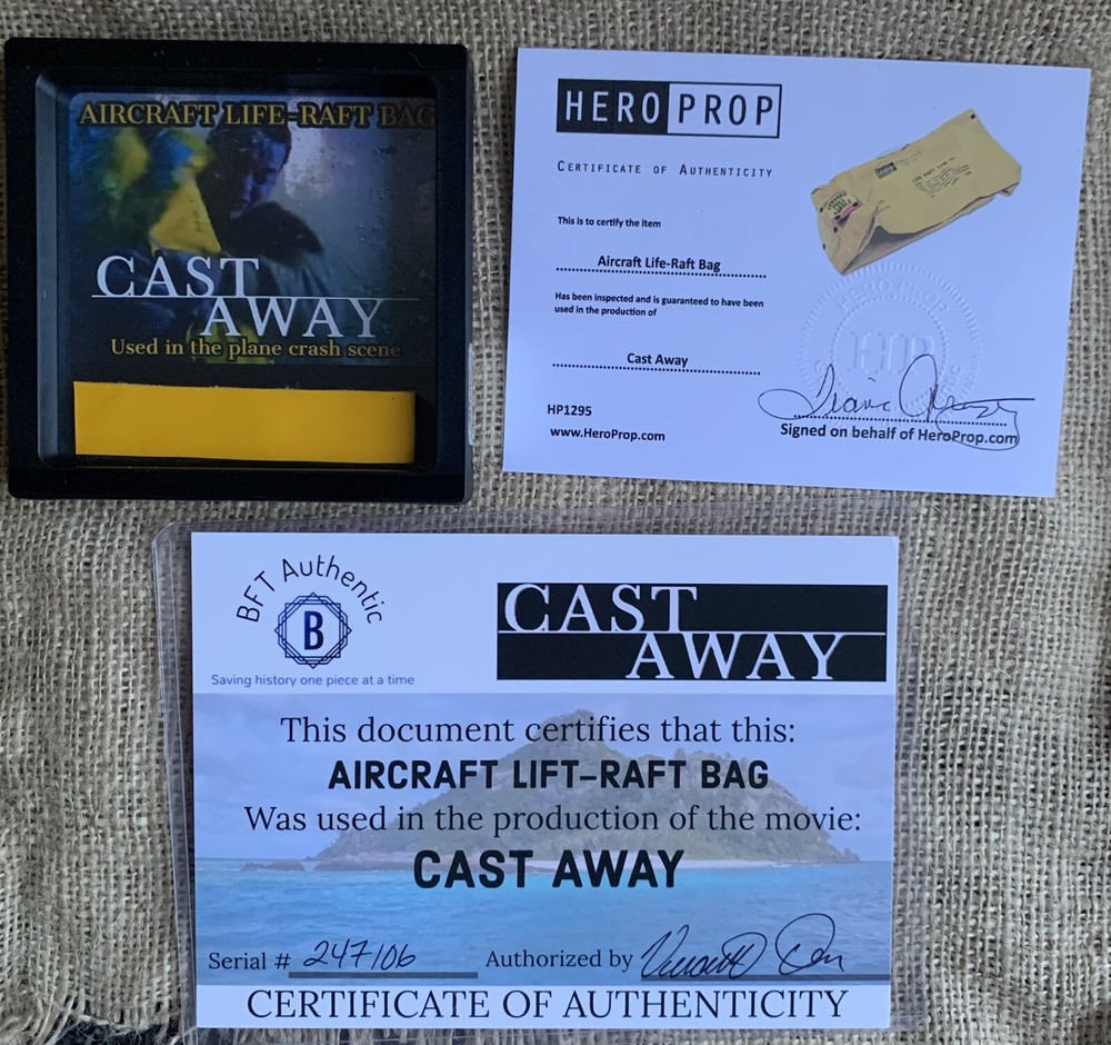 Cast Away Original Movie Prop Tom Hanks