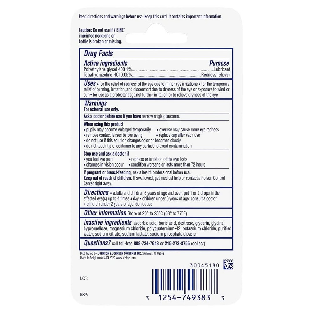 Advanced Relief Redness Reliever Eye Drops, 0.28 oz