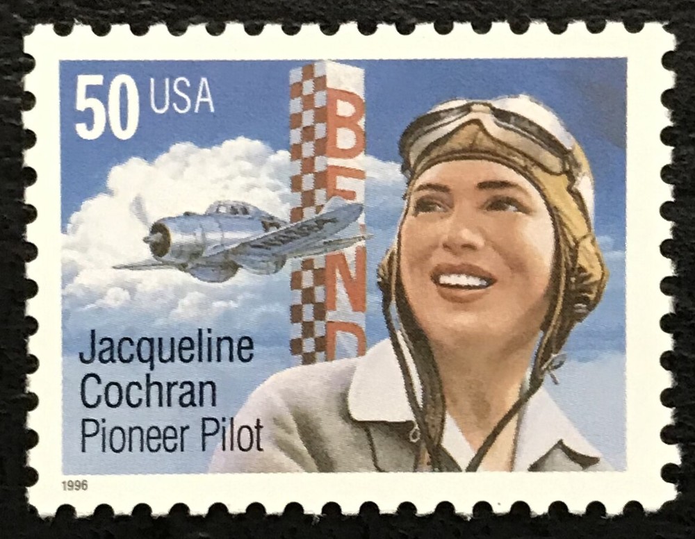 1996 Scott #3066 - 50¢ - JACQUELINE COCHRAN - PILOT - Single Mint NH
