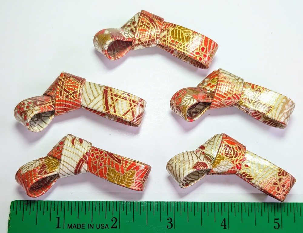 Japanese Chopstick Holders Rests Hashioki Bow Tie Shaped 5 Piece Set Same Design