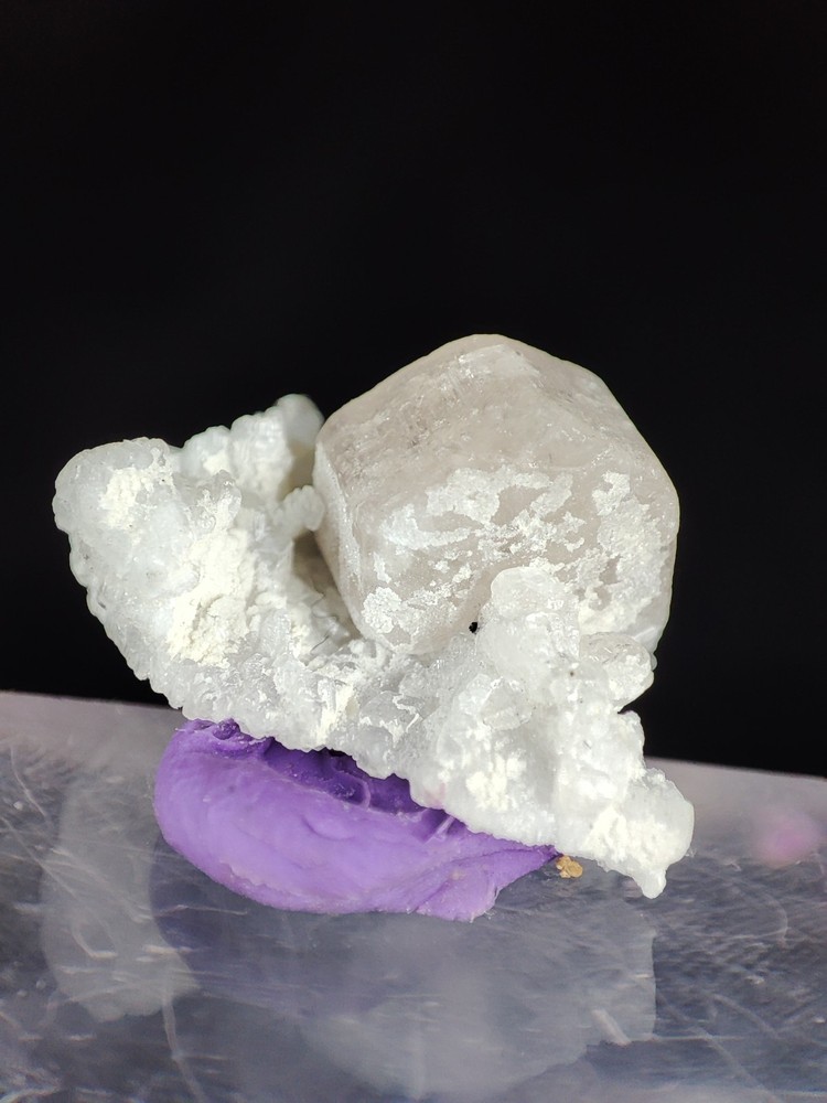 Fluorescent Apatite Crystals Having Nice Growth.