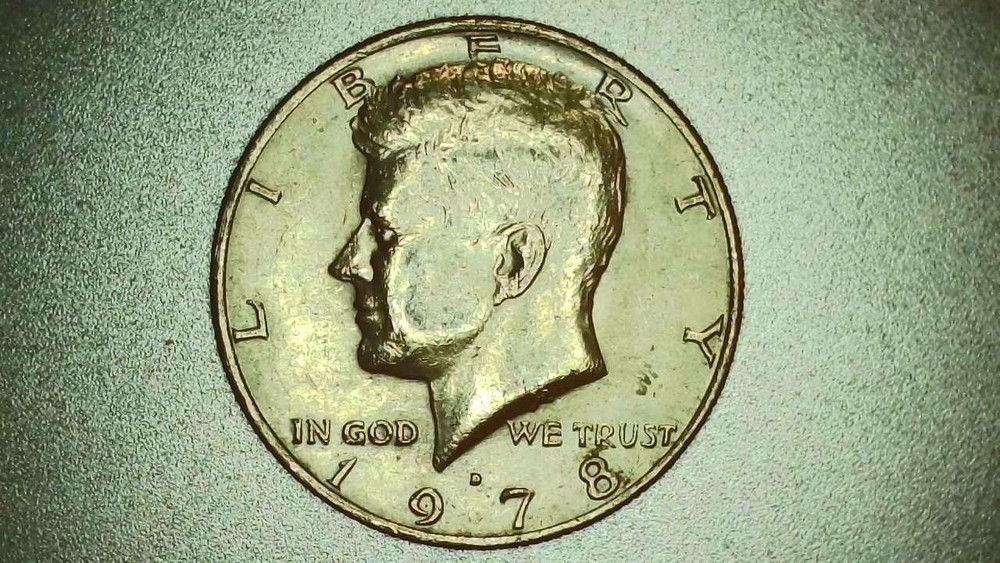 1978D Kennedy Half Dollar Error Coin - Filled "D" Mint Mark - 276