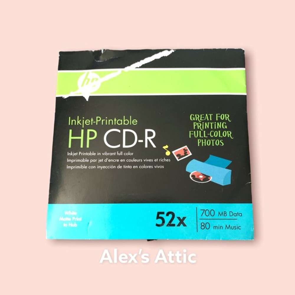 Hp Inkjet printable blank cd-r