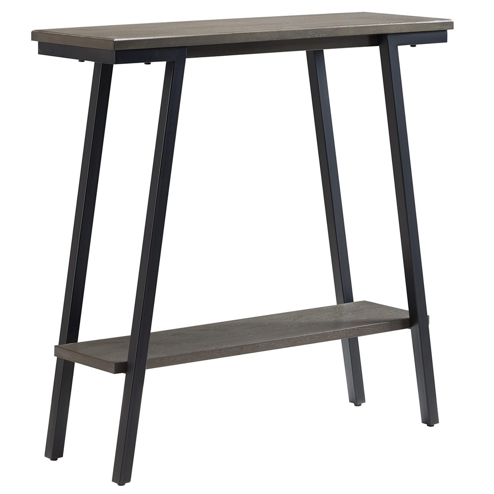 Pemberly Row Contemporary Multi-Functional Console Table in Gray