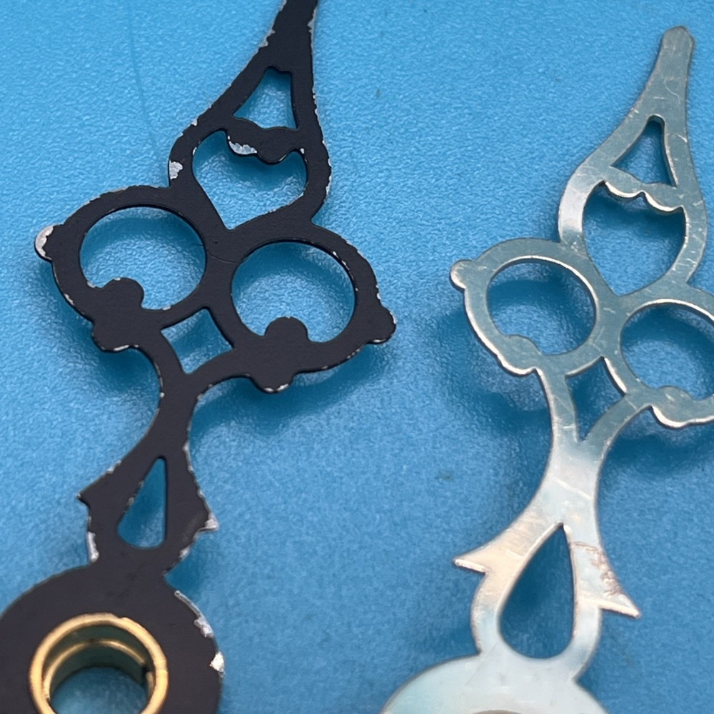 13 mixed bundle Black Brass Metal Clock Hands (448)