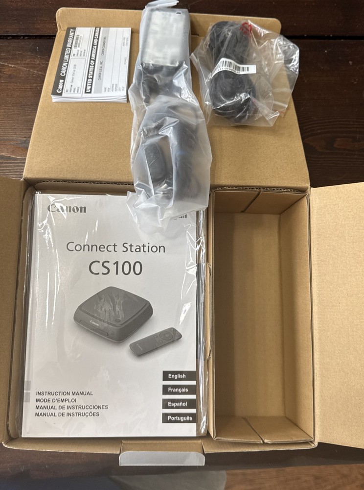 Canon Connect Station CS100 Camera Camcoder Wireless Transfer Hub Media Storage
