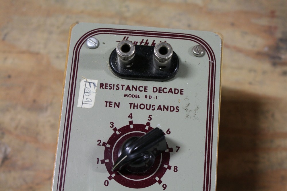 Heathkit Resistance Decade Model RD-1 Decade Box