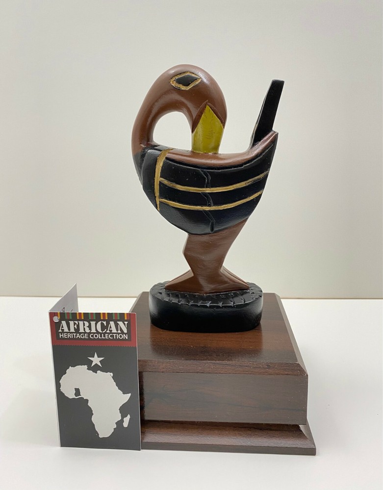 HAND-CRAFTED MULTICULTURAL SANKOFA RECOGNITION AWARD/TROPHY