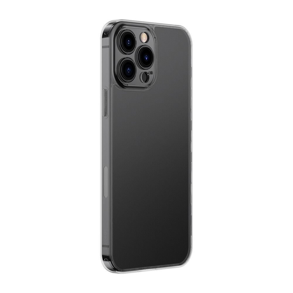 Baseus Frosted Glass Protective Case for iPhone 13 Pro black