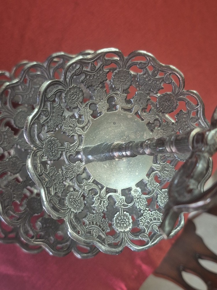Silver Plated 3 Tier Pastry Stand