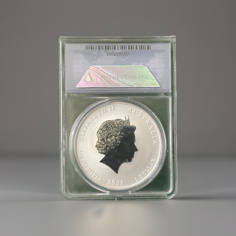 2011 Silver Australia Rabbit MS70 DCAM - T11