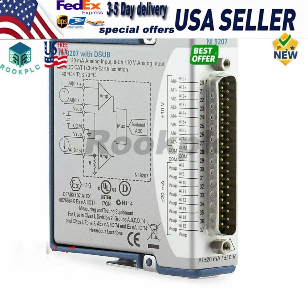 NEW National Instruments NI 9207 NI-9207 Analog Input Module