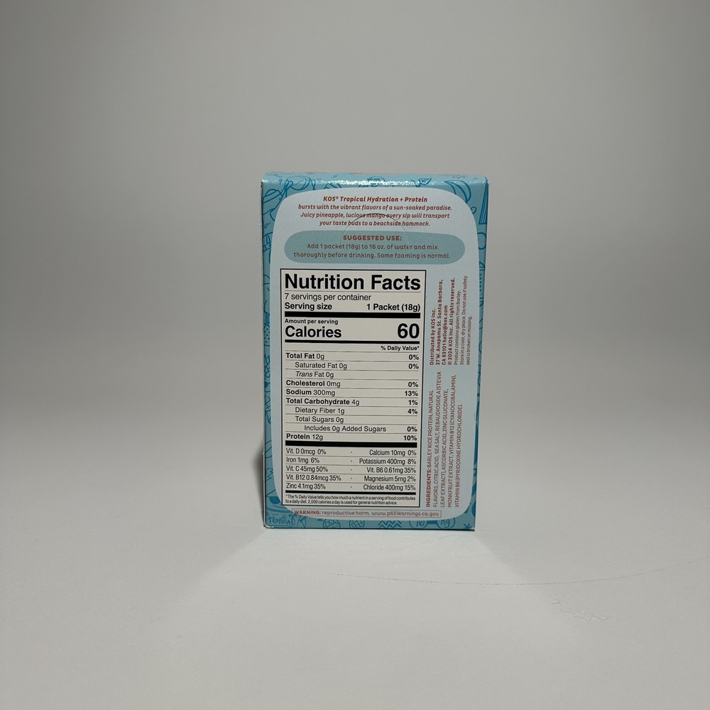 Kos Hydration Protein - Tropical