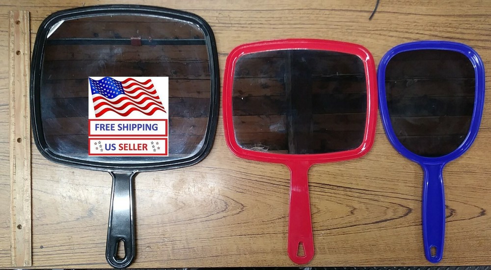 Choose size-  Hand held   TV Shape MIRROR  COSMETIC  MAKE UP MIRROR PLASTIC