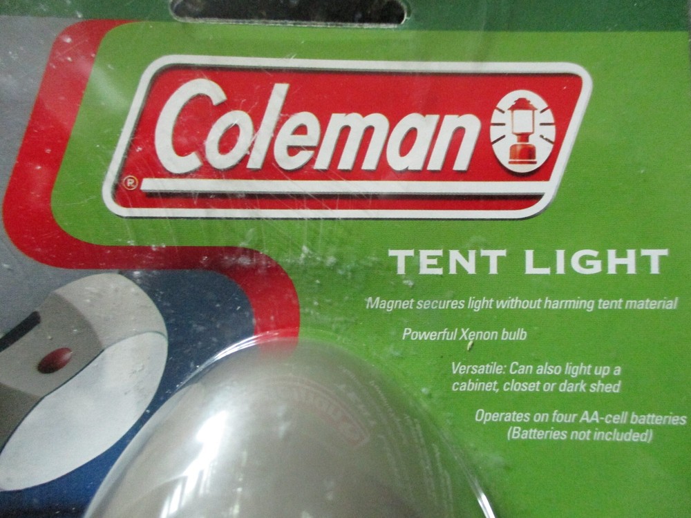 Vintage Coleman Tent Light Battery Powered - Unopened Package 2007