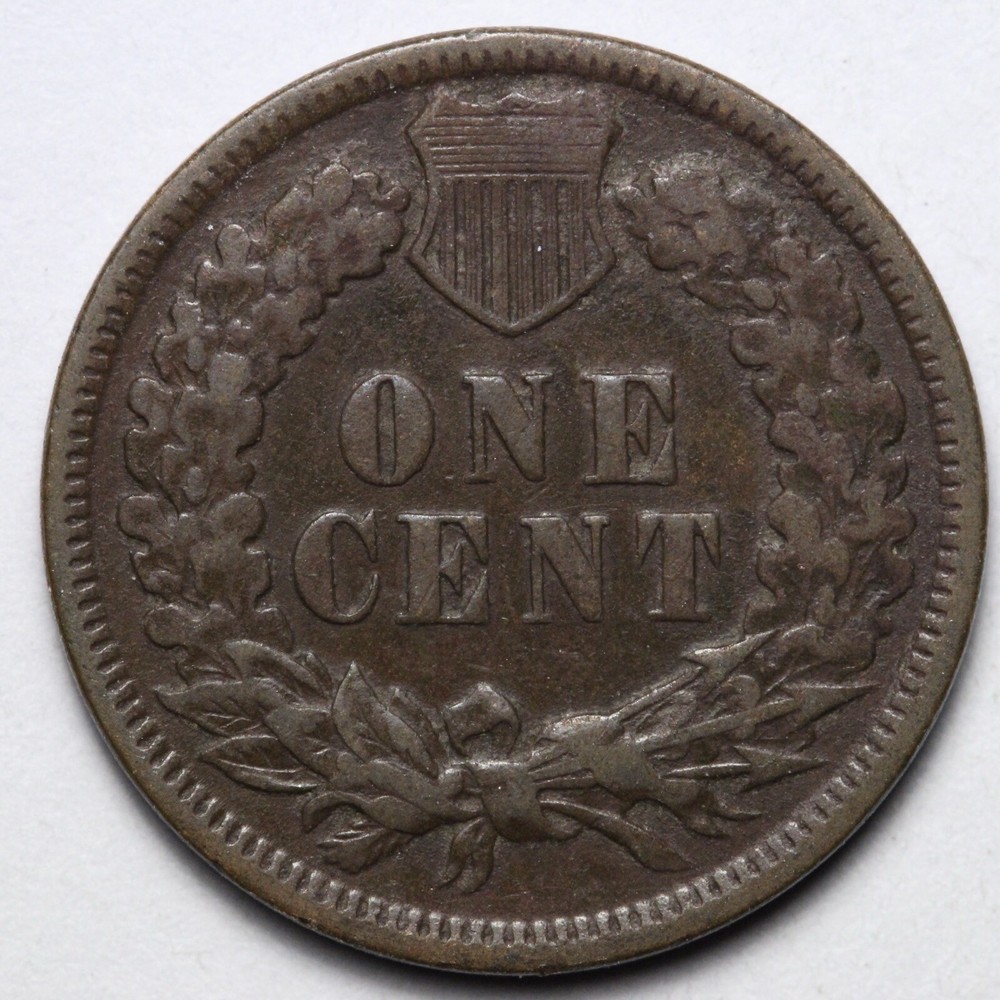 1897 Indian Head Cent Penny VF E338 DC