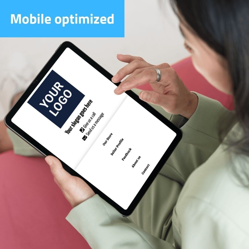 eBay Template - Responsive Simple - Mobile Optimized + Editor