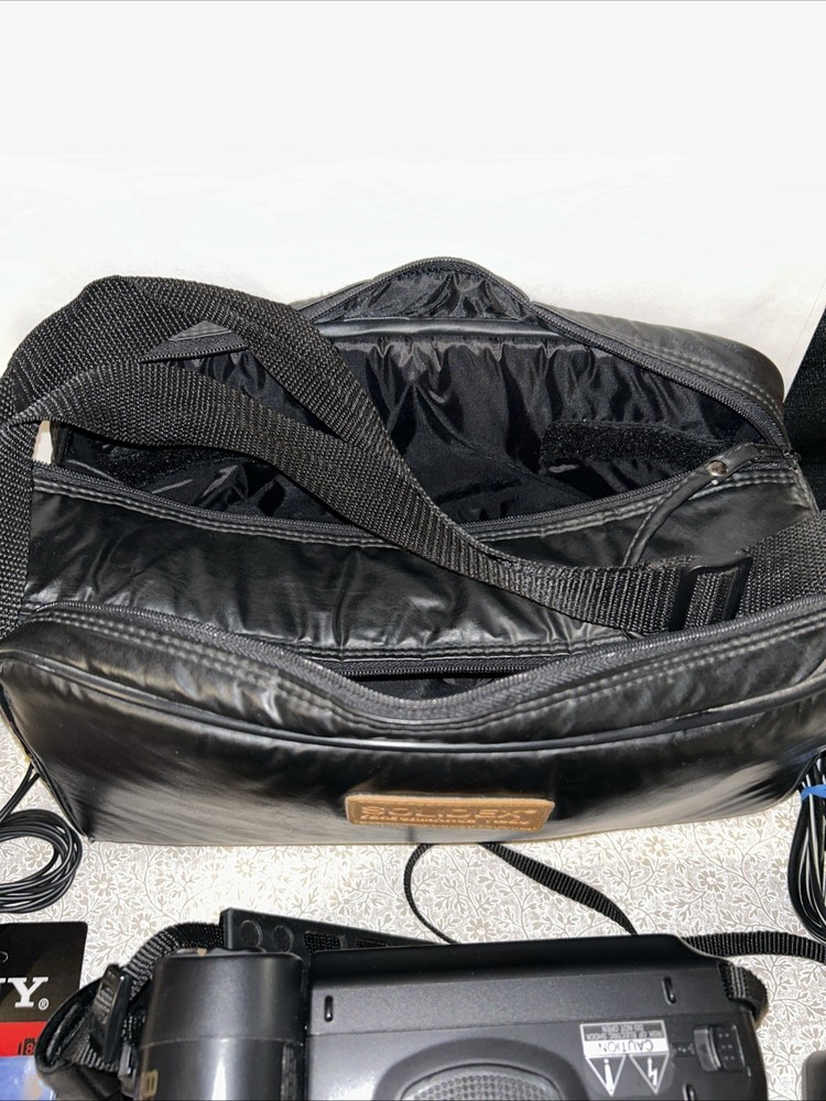 Sharp Liquid Crystal Video Camera Vl-E47 & Accessories