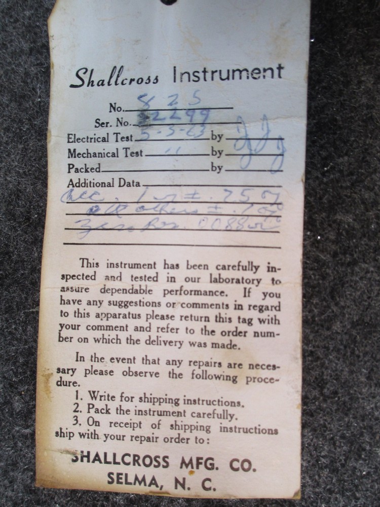 Shallcross 825 4-Dial Decade Resistance Calibrator Box