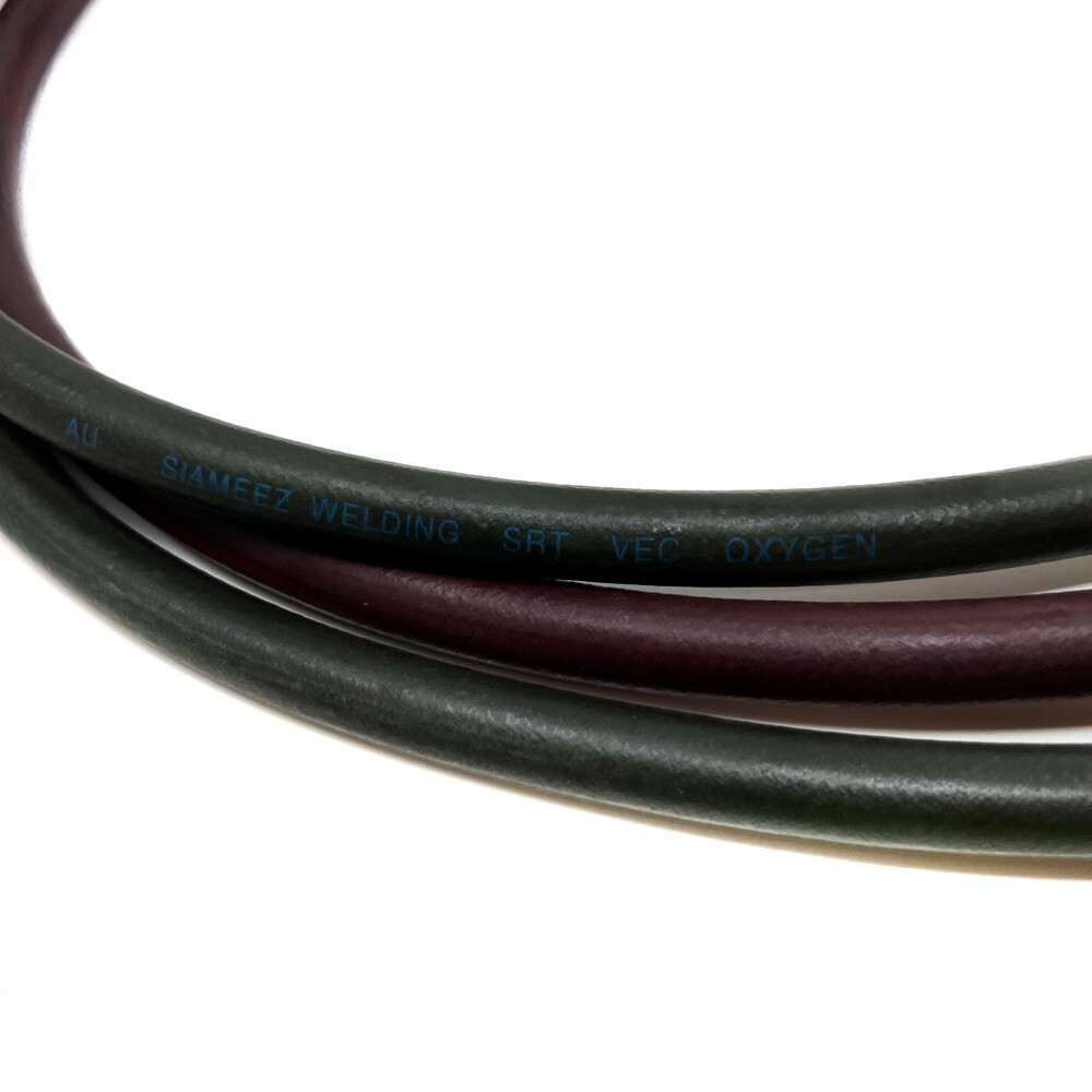 Siameez SRT VEC Welding Hoses w/ 3-Way Solid Brass Elbow Fitting Hub