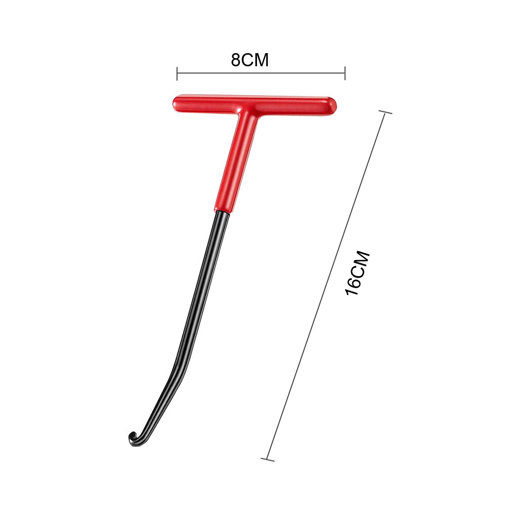 Motorcycle Exhaust Tension Spring Hook T-Type Handle Puller Tool Stainless Steel