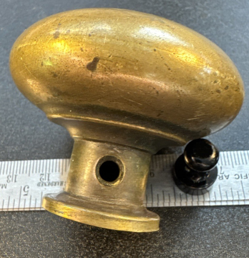 Pair Antique Passage Door Knobs 2-1/4”