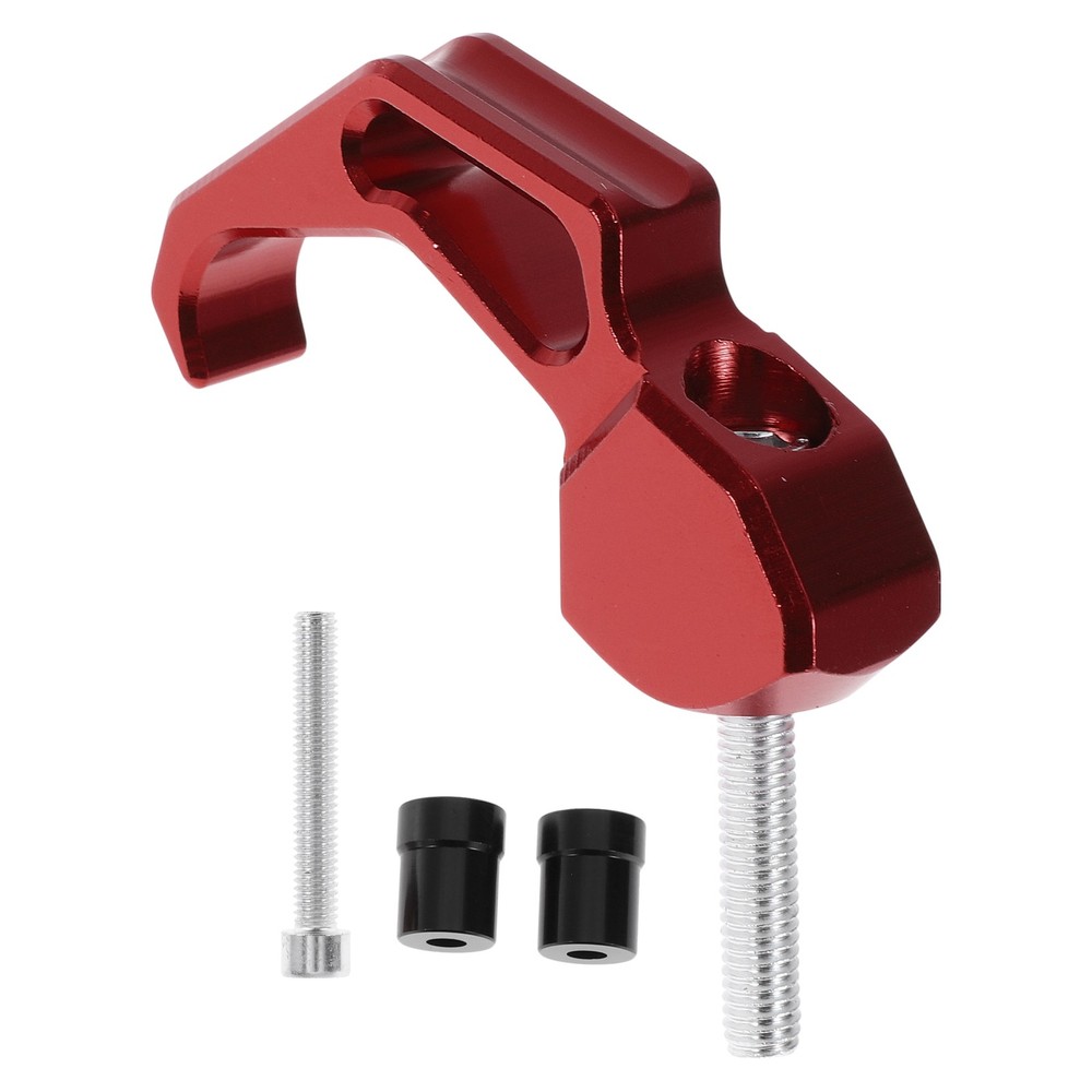 Motorcycle hook 1 set red black 68mm
