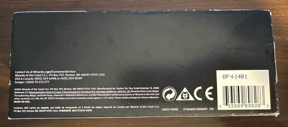 Magic the Gathering Deck Builders Toolkit 2015 Core Set 1 pack open, rest SEALED