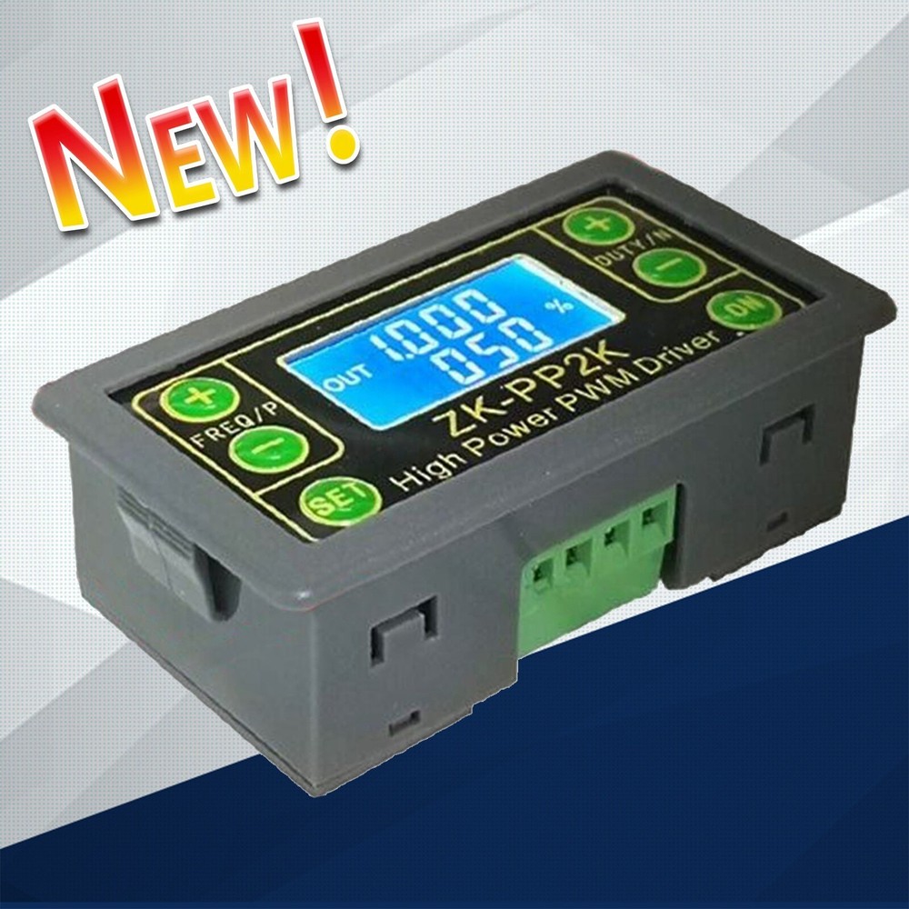 PWM Pulse Generator Frequency Duty Cycle Adjust Motor Speed Controller PP2Kbj
