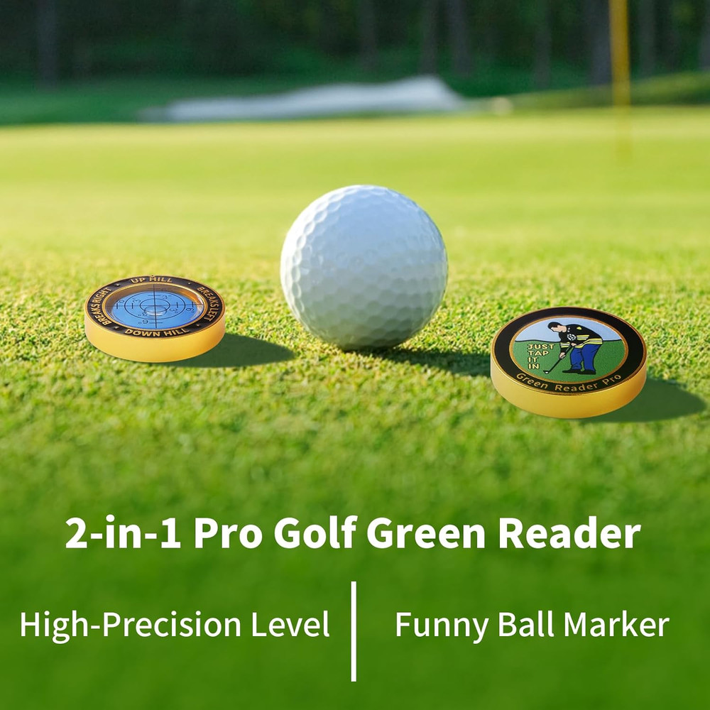 High Precision Golf Green Reader Funny Ball Marker Golf Putt Training Aid Bubble
