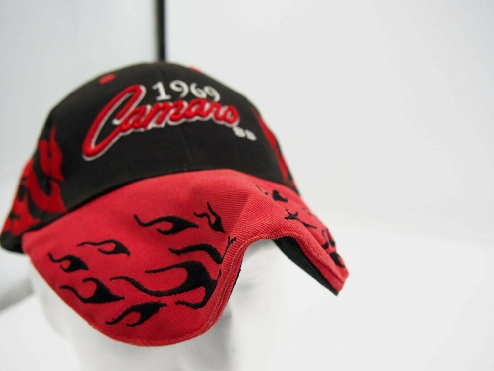 1969 Camaro SS GM Official Baseball Cap, Hat with Flames - Read Description