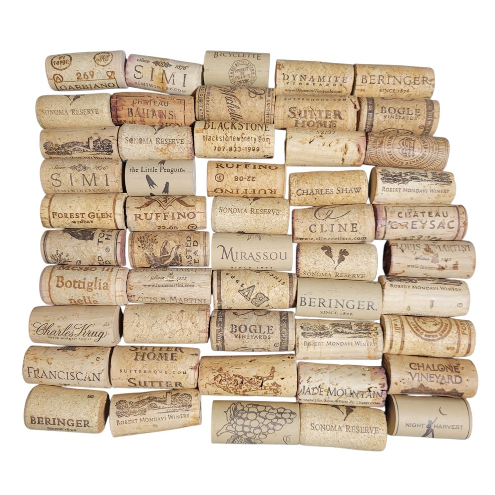 175 Wine Corks Assorted Brands Upcycle