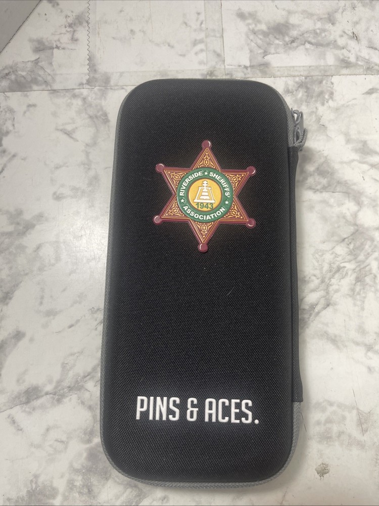 Pins & Aces Hard Shell Case for Golf Accessories Riverside Sheriffs Assoc. 1943