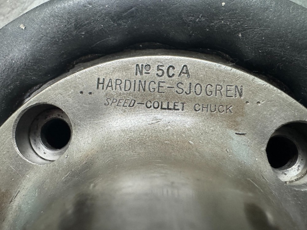 Hardinge Scroll Collet Chuck Free USA shipping