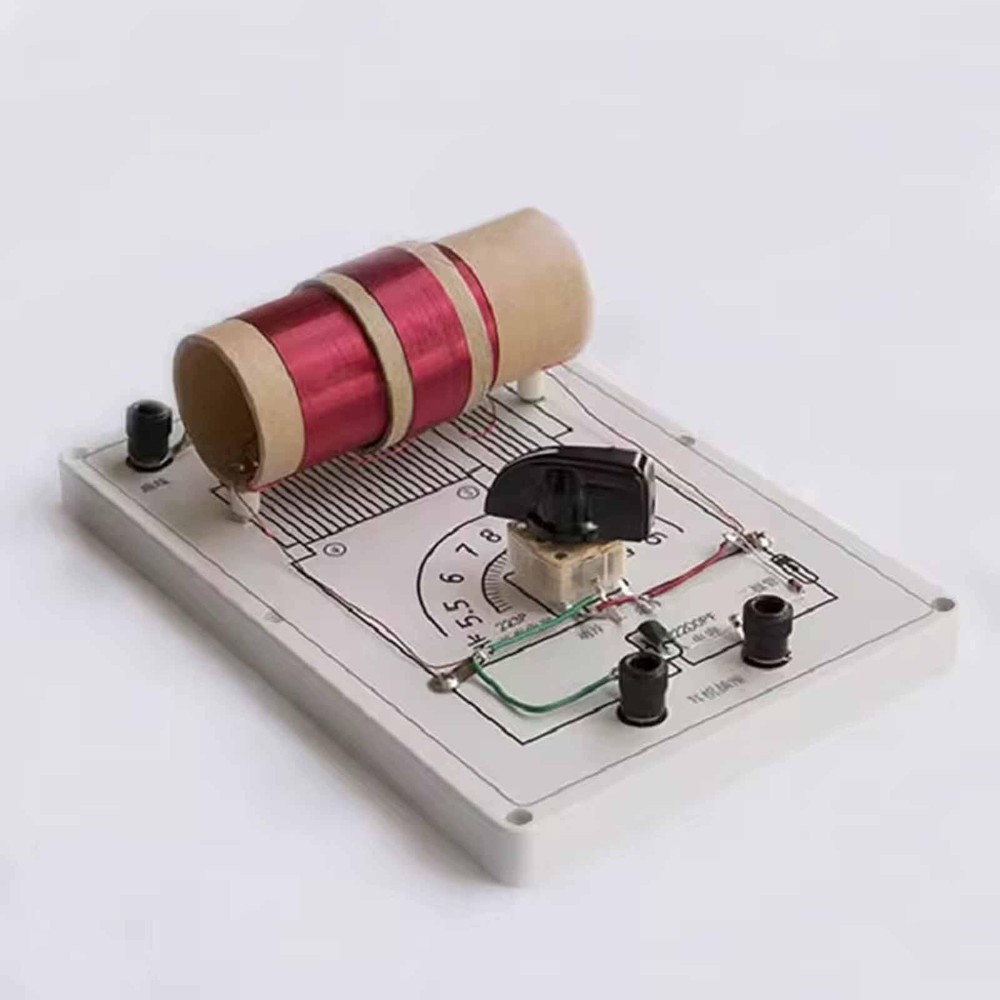 Radio DIY Kit Electronic Two Circuit Assembly for Science Projects Children