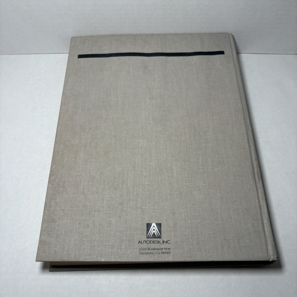 Autocad 1986 Drafting Package Reference Technical Manual Book Vintage Autodesk