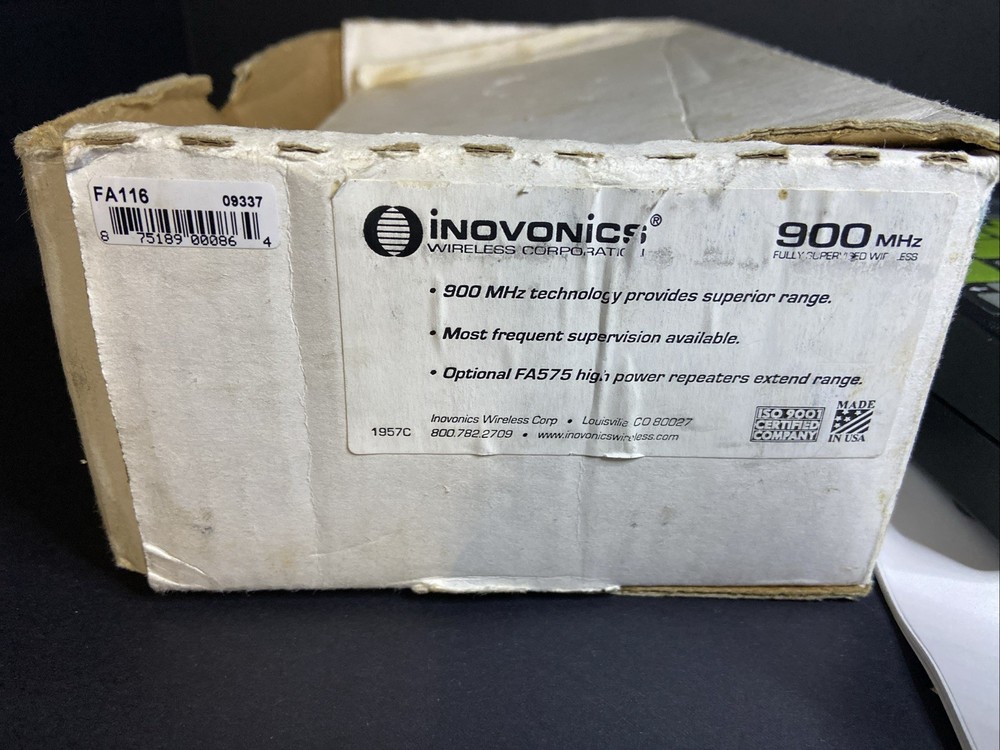 Inovonics FA116 Alarm System Executive Pendant Programmer