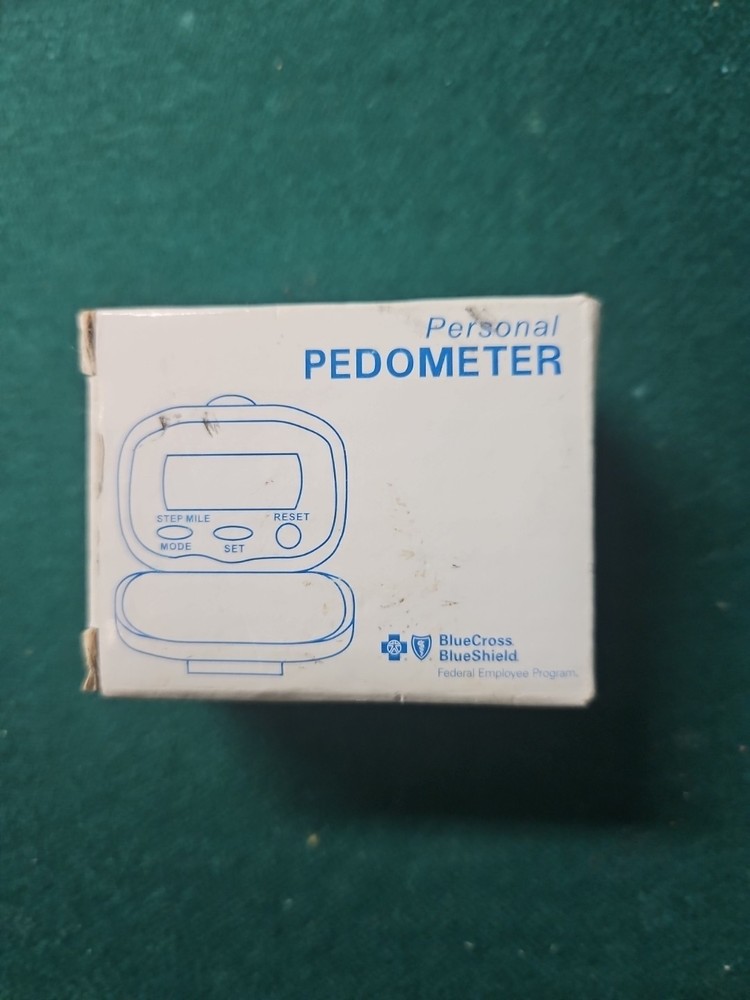 PERSONAL PEDOMETER NEW IN BOX BLUE CROSS BLUE SHIELD