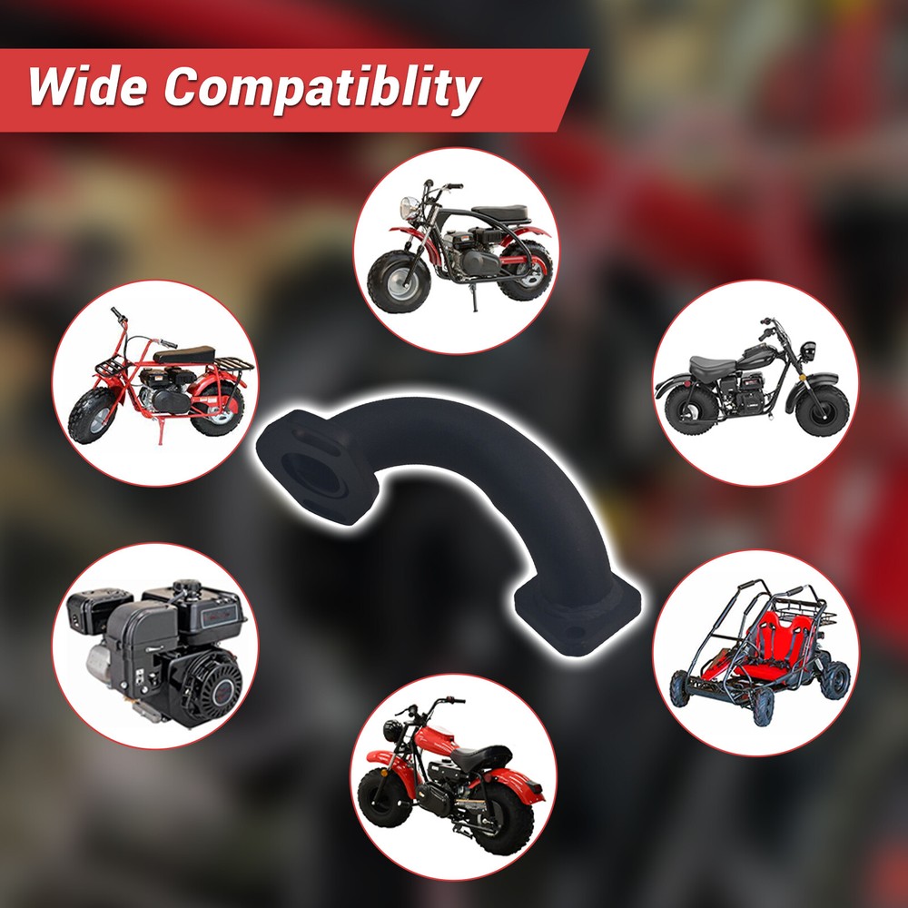 Inverted Intake Manifold For Coleman 196cc Mini bike Predator Ghost 212 224cc