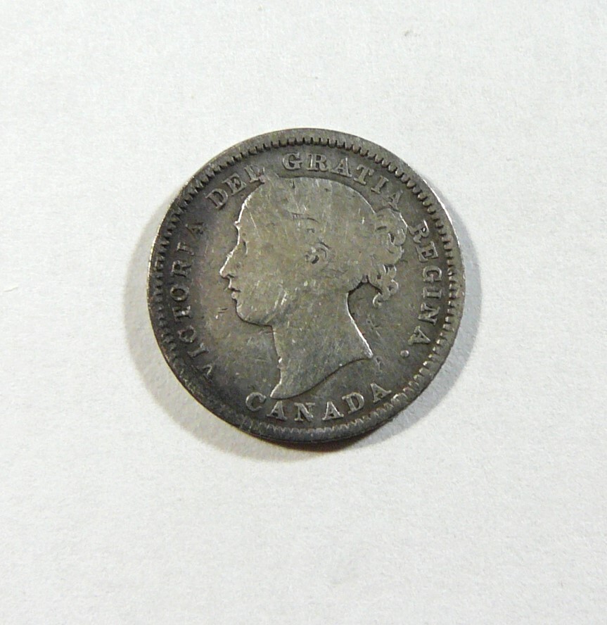 1894 CANADA SILVER 10 CENTS Coin