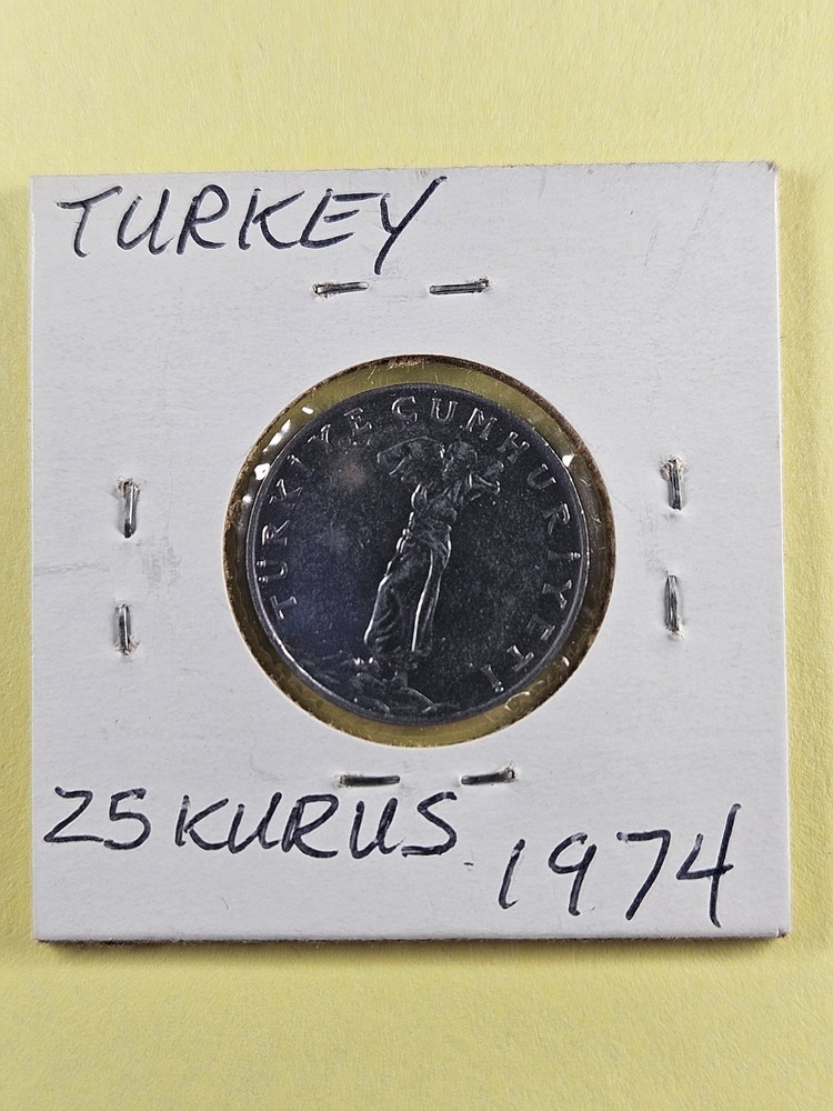 COINS - TURKEY - 25 KURUS 1974