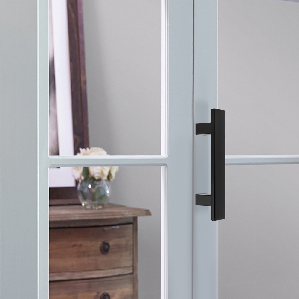 H-shaped Stainless Steel Sliding Door Handle, Double Sided Push Pull Door Handle