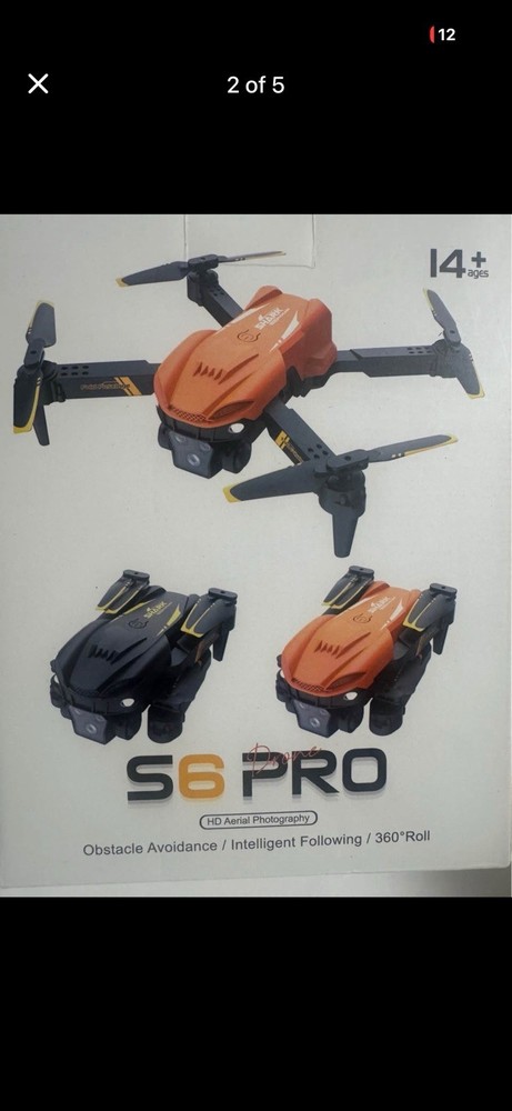 S6 Pro Foldable Drone HD Camera Obstacle Avoidance WiFi Quadcopter