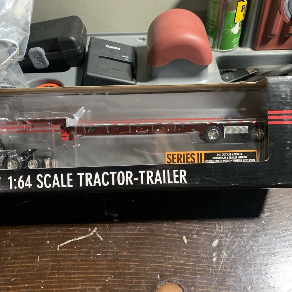 Diecast Peterbilt Transcraft Tractor+trailer
