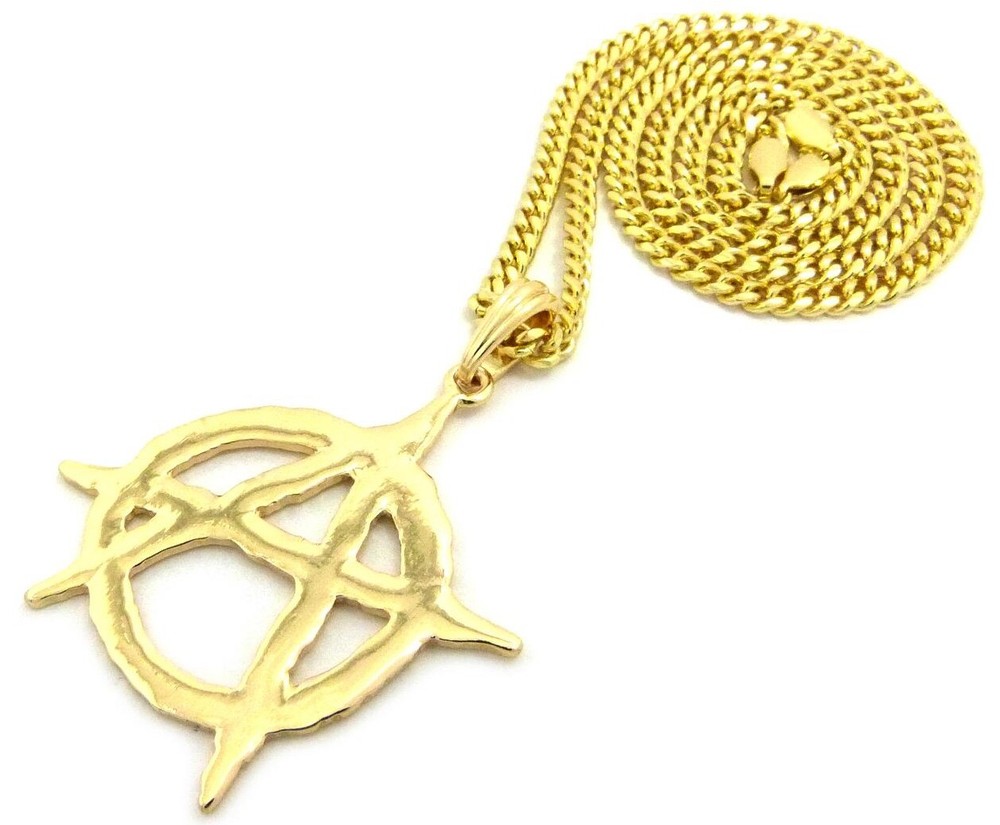 Anarchy New Pendant Necklace with Chain