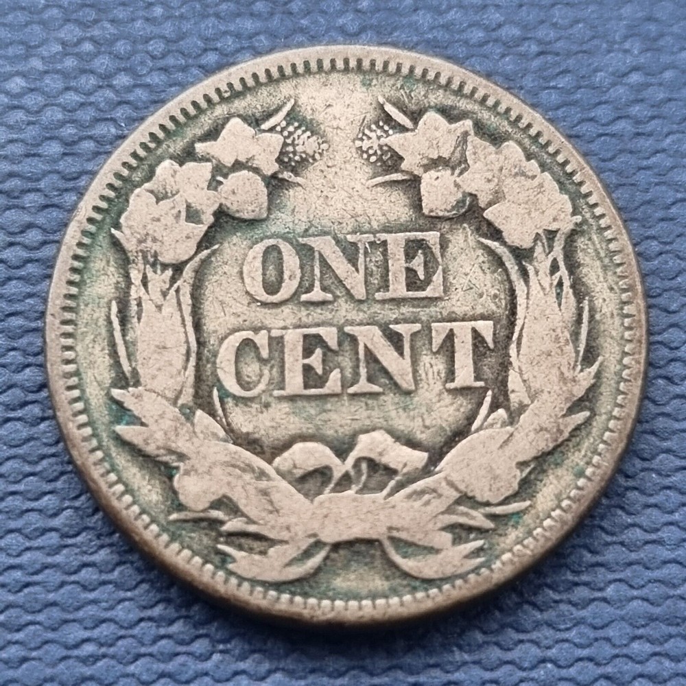 1857 Flying Eagle Cent 1c Circulated #51390