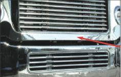 Freightliner Coronado Lower Grill Trim