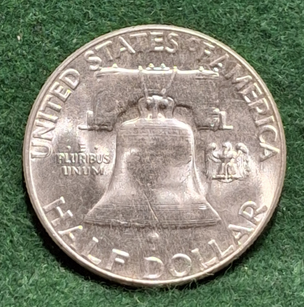 1955 Franklin Half Dollar - bugs bunny