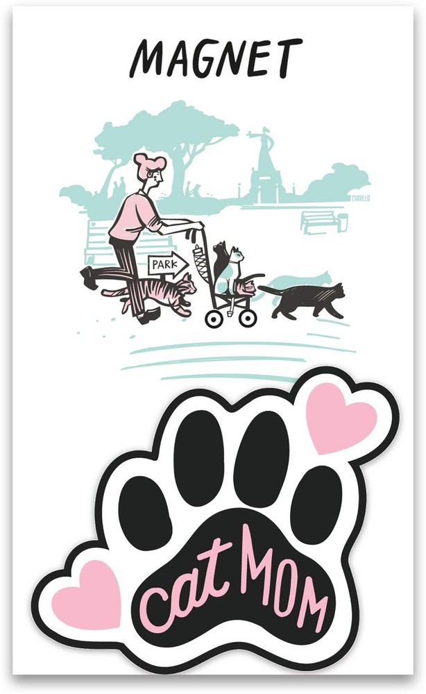 Cat Mom Magnet